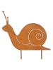 POSIWIO Tuinsteker ''Slak'' roestrood - (L)27 x (B)33 cm