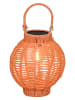 POSIWIO Solarny lampion LED w kolorze pomarańczowym - wys. 21,5 x Ø 19 cm