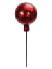 POSIWIO Gartenstecker ''Kugel'' in Rot - (H)21 x Ø 15 cm