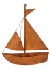 POSIWIO Decotuinfiguur ''Schip'' roestrood - (B)34,5 (H)43 x (D)9 cm