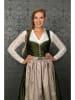 Edelnice Dirndl "Adele" in Khaki/ Beige
