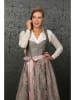 Edelnice Dirndl "Claire" in Grau/ Rosa