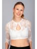 Edelnice Dirndlbluse in Weiß