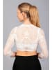 Edelnice Dirndlbluse in Weiß