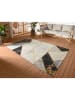 Hanse Home Indoor-/ Outdoor-Teppich "Flair" in Grau/ Schwarz/ Gold