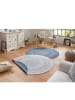 bougari Wendeteppich "Porto" in Blau/ Creme