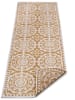 NORTHRUGS Indoor-/ Outdoor-Teppich "Jardin" in Senf/ Creme