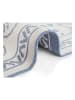 Hanse Home Indoor-/ Outdoor-Teppich "Twin Supreme - Leyte" in Blau/ Creme