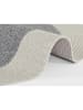 NORTHRUGS Kurzflor-Teppich in Grau/ Creme