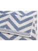 NORTHRUGS Indoor-/ Outdoor-Teppich "Palma" in Blau/ Creme