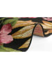 Hanse Home Indoor-/outdoortapijt "Tropical Flowers" zwart