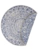 freundin HOME COLLECTION Outdoor-Wendeteppich "Lilja" in Blau/ Creme