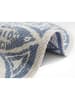 freundin HOME COLLECTION Outdoor-Wendeteppich "Lilja" in Blau/ Creme