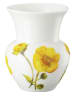 Hutschenreuther Vase "Butterblume" in Gelb/ Weiß - (H)8,5 x Ø 6,5 cm