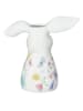 Hutschenreuther Wazon "Flower meadow" w kolorze białym ze wzorem - wys. 16 cm