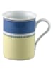 Hutschenreuther Kaffeetasse "Medley" in Gelb/ Blau - (H)9,5 x Ø 6,5 cm