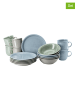Thomas 18tlg. Frühstücksset "Trend Colour" in Grün/ Grau/ Blau
