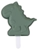 Fackelmann Foremka "Dino" w kolorze zielonym do lodów na patyku - 11 x 15 x 2 cm