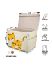 Lifeney Aufbewahrungsbox "Tiger" in Beige/ Gelb - (B)51 x (H)36 x (T)36 cm