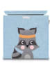 Lifeney Pudełko "Raccoon" w kolorze błękitno-szarym - 33 x 33 x 33 cm