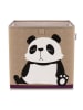 Lifeney Aufbewahrungsbox "Panda" in Hellbraun/ Weiß - (B)33 x (H)33 x (T)33 cm
