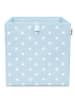 Lifeney Aufbewahrungsbox "Sterne" in Hellblau - (B)33 x (H)33 x (T)33 cm