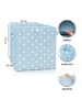 Lifeney Aufbewahrungsbox "Sterne" in Hellblau - (B)33 x (H)33 x (T)33 cm