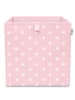 Lifeney Aufbewahrungsbox "Sterne" in Rosa - (B)33 x (H)33 x (T)33 cm