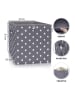Lifeney Aufbewahrungsbox "Sterne" in Anthrazit - (B)33 x (H)33 x (T)33 cm