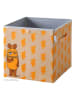 Lifeney Aufbewahrungsbox "Maus" in Orange - (B)30 x (H)30 x (T)30 cm