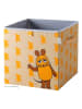 Lifeney Aufbewahrungsbox "Maus" in Orange - (B)33 x (H)33 x (T)33 cm