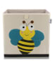 Lifeney Pudełko "Bee" w kolorze beżowo-żółtym - 33 x 33 x 33 cm