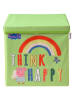 Lifeney Aufbewahrungsbox "Peppa" in Grün - (B)33 x (H)33 x (T)33 cm