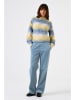 Garcia Spodnie sztruksowe w kolorze błękitnym