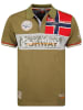 Geographical Norway Koszulka polo "Kidney" w kolorze khaki