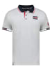 Geographical Norway Koszulka polo "Kauge" w kolorze szarym
