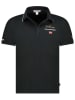 Geographical Norway Poloshirt "Kara" in Schwarz