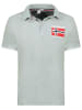 Geographical Norway Koszulka polo "Kinvite" w kolorze szarym