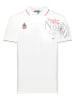 Geographical Norway Koszulka polo "Adventure" w kolorze białym