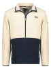 Geographical Norway Fleece vest crème/donkerblauw