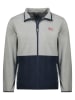 Geographical Norway Fleecejacke in Grau/ Dunkelblau