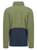Geographical Norway Fleece trui "Touki" kaki/donkerblauw