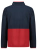 Geographical Norway Bluza polarowa "Touki" w kolorze granatowo-czerwonym