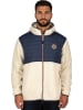 Geographical Norway Fleece vest "Tangus" crème/donkerblauw