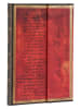 Paperblanks Notatnik "M. Shelley, Frankenstein" w kolorze czerwonym w linie - 12,5 x 18 cm