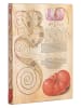 Paperblanks Liniertes Notizbuch ''Lilie & Tomate'' in Beige - (B)13 x (H)18 cm