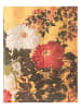 Paperblanks Liniertes Notizbuch ''Natsu'' in Beige/ Rot - (B)18 x (H)23 cm