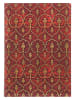 Paperblanks Liniertes Notizbuch ''Samtrot'' in Rot - (B)12 x (H)17,5 cm
