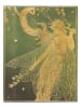 Paperblanks Notatnik "Olive Fairy" w kolorze zielonym w linie - 17 x 22,5 cm