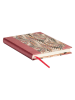 Paperblanks Liniertes Notizbuch ''Rubedo'' in Rot/ Beige - (B)13 x (H)18 cm